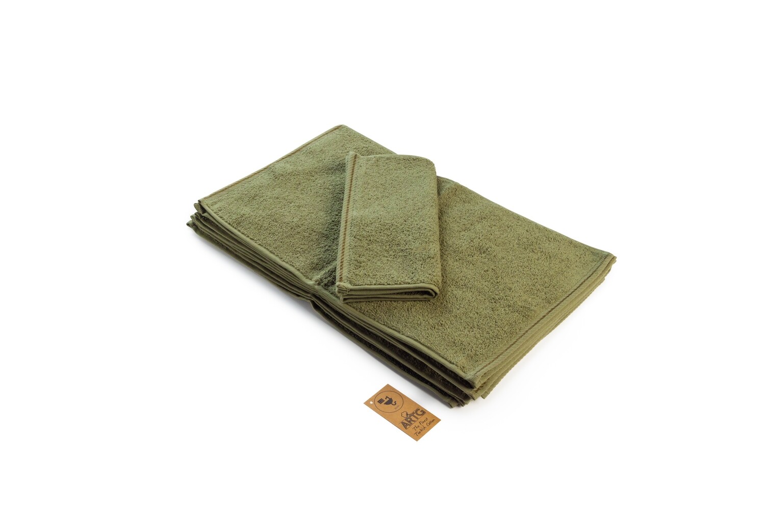 ARTG Towelzz® - AR034 - Gasten Handdoek - 30 x 50 cm - Army Green