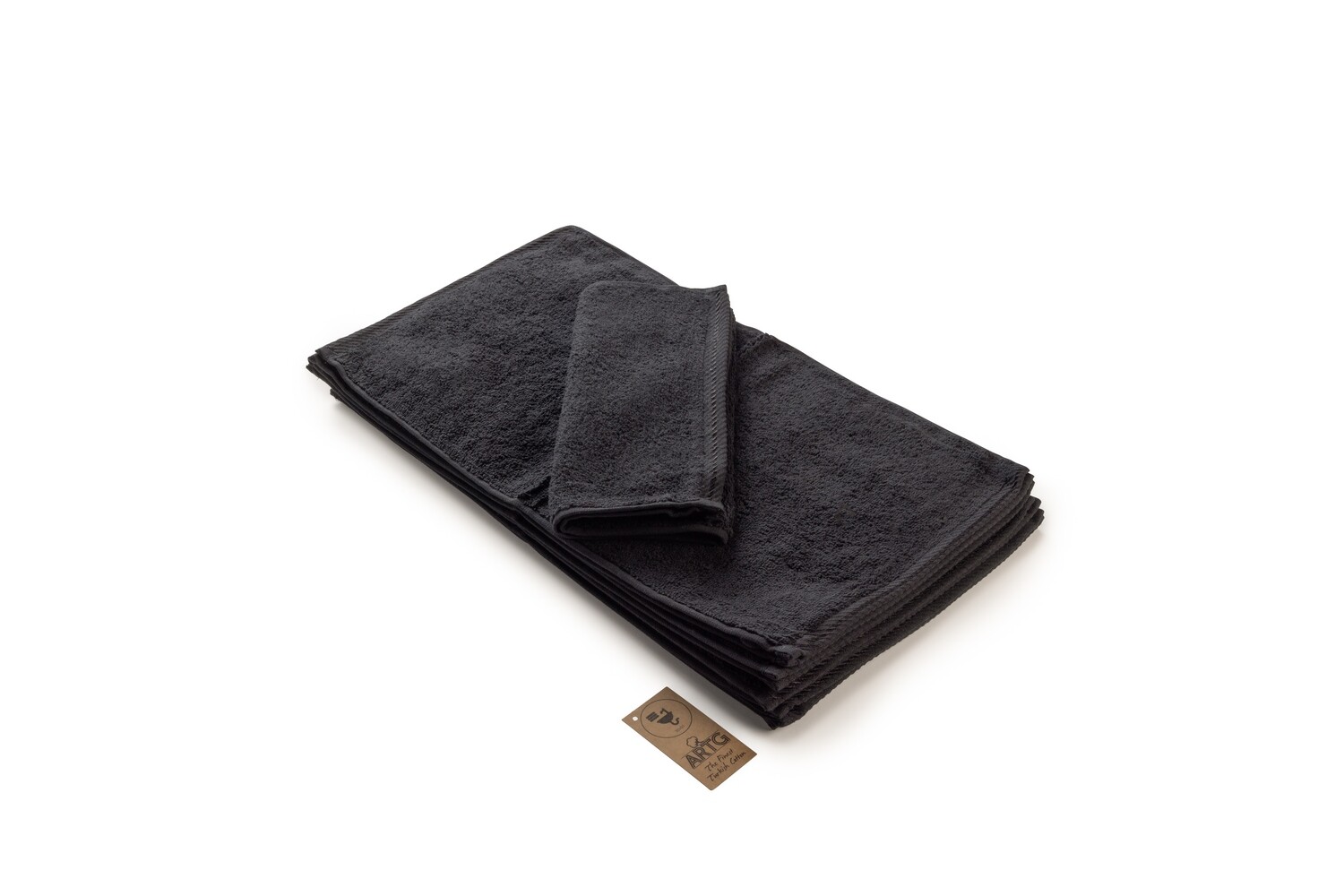ARTG Towelzz® - AR034 - Gasten Handdoek - 30 x 50 cm - Black