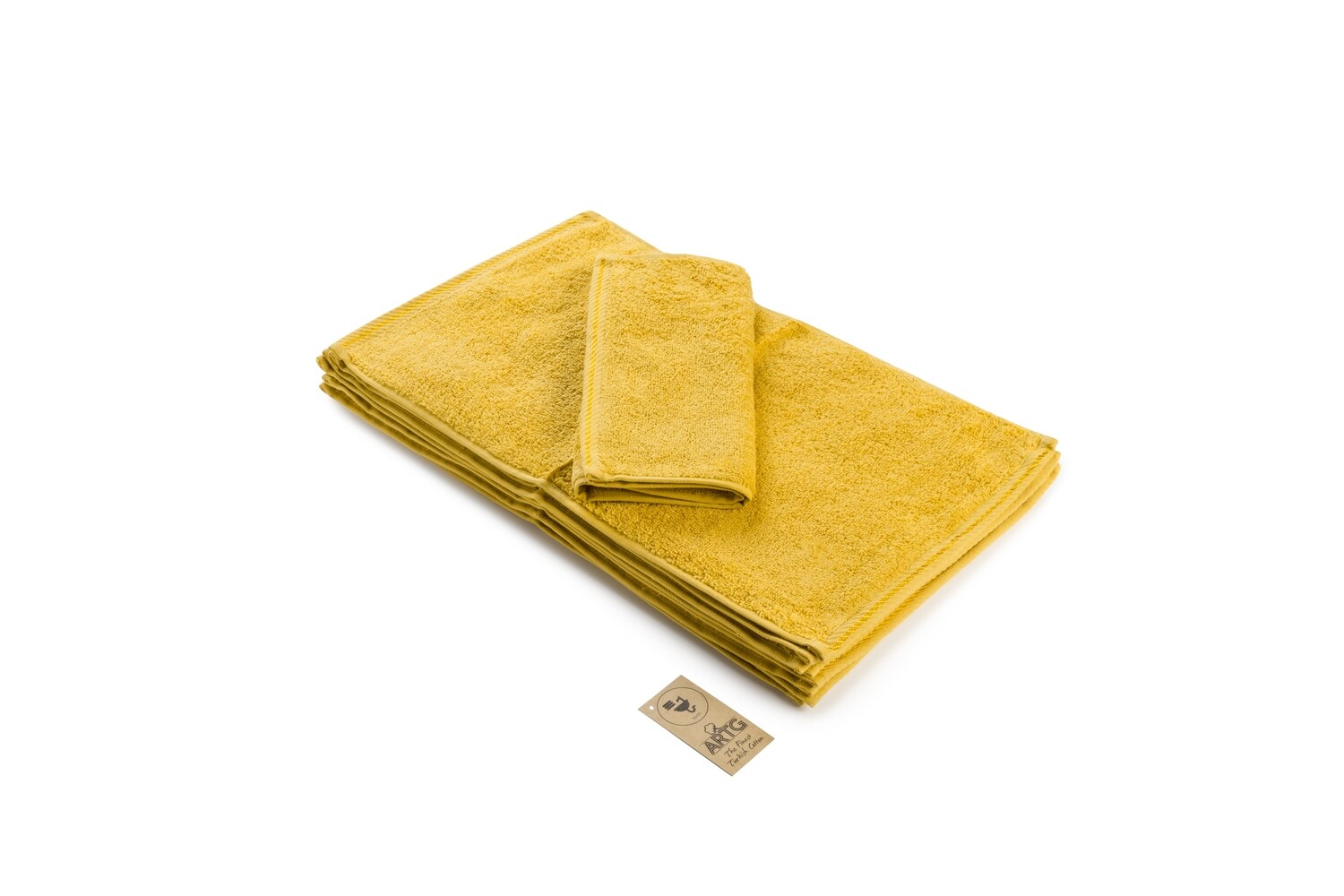 ARTG Towelzz® - AR034 - Gasten Handdoek - 30 x 50 cm - Mustard