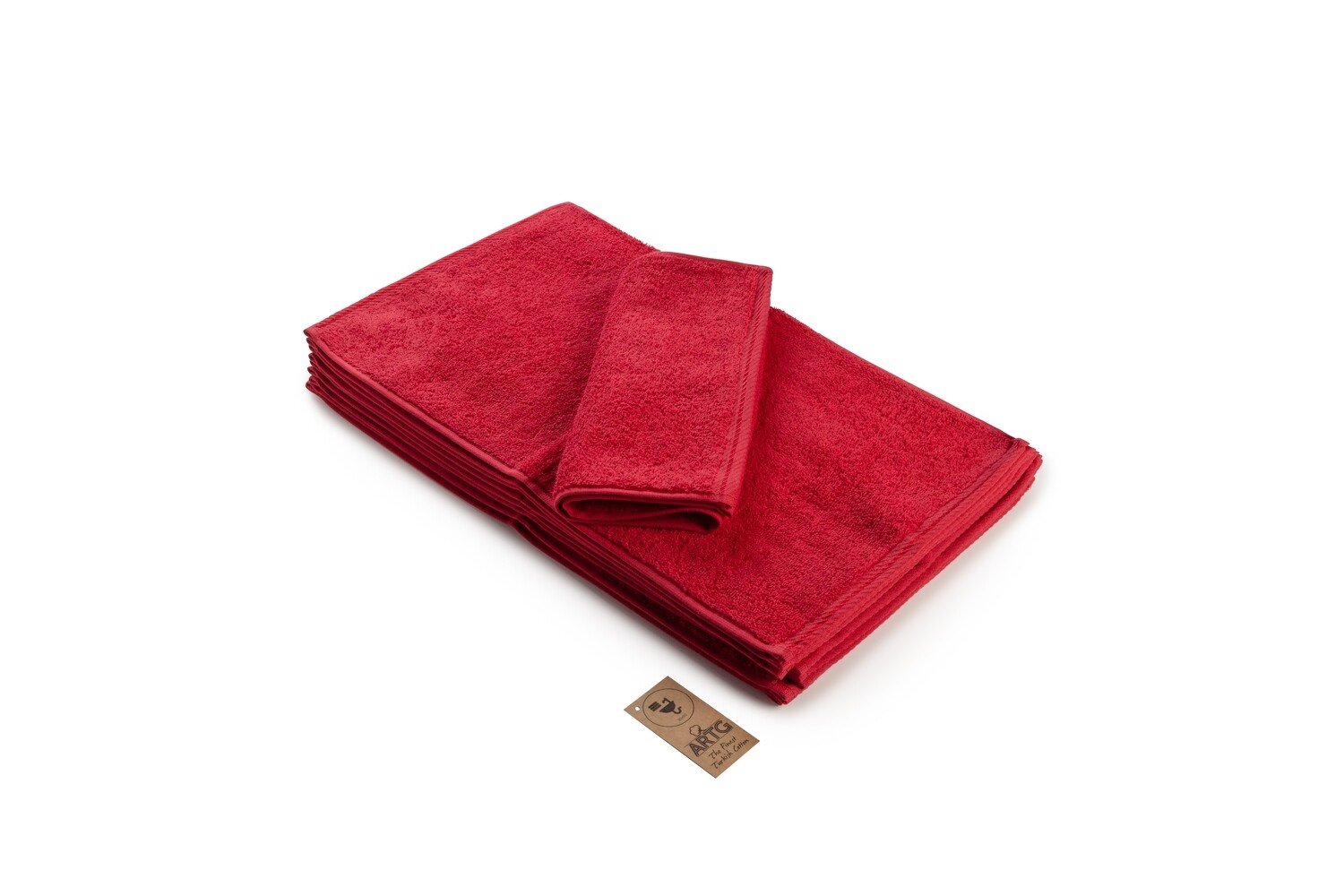 ARTG Towelzz® - AR034 - Gasten Handdoek - 30 x 50 cm - Dark Red