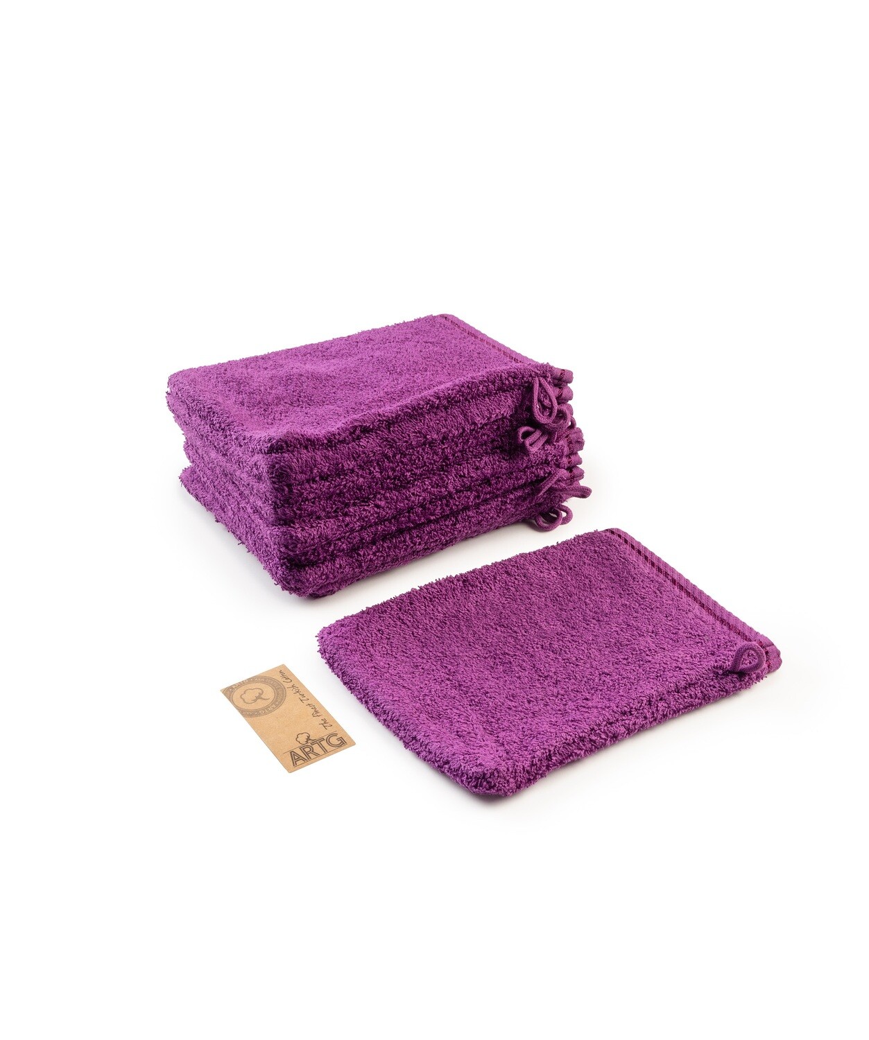 ARTG Towelzz® - AR033 - Washcloths - 16 x 22 cm - Aubergine