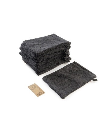ARTG Towelzz® - AR033 - Washcloths - 16 x 22 cm - Black