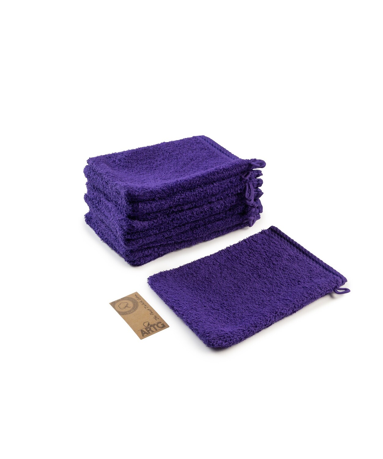 ARTG Towelzz® - AR033 - Washandjes - 16 x 22 cm - Paars - Purple