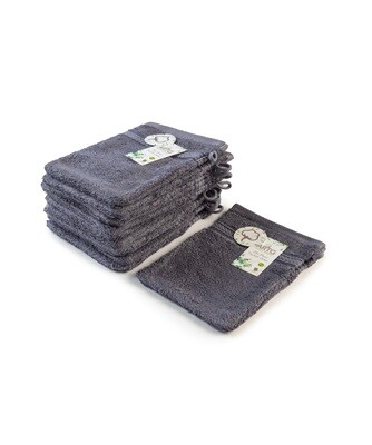 AR401 Natural Bamboo Washandjes - Donkergrijs - Dark Grey