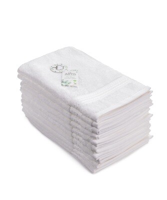AR405 Natural Bamboo Gastendoekjes - 40 x 60 cm - Wit - White
