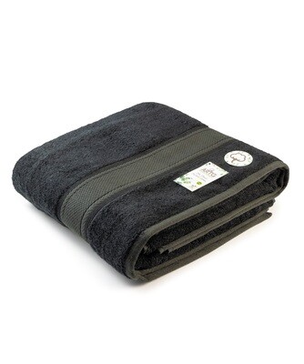 AR406 Natural Bamboo Strandhanddoek - 100 x 180 cm - Zwart - Black