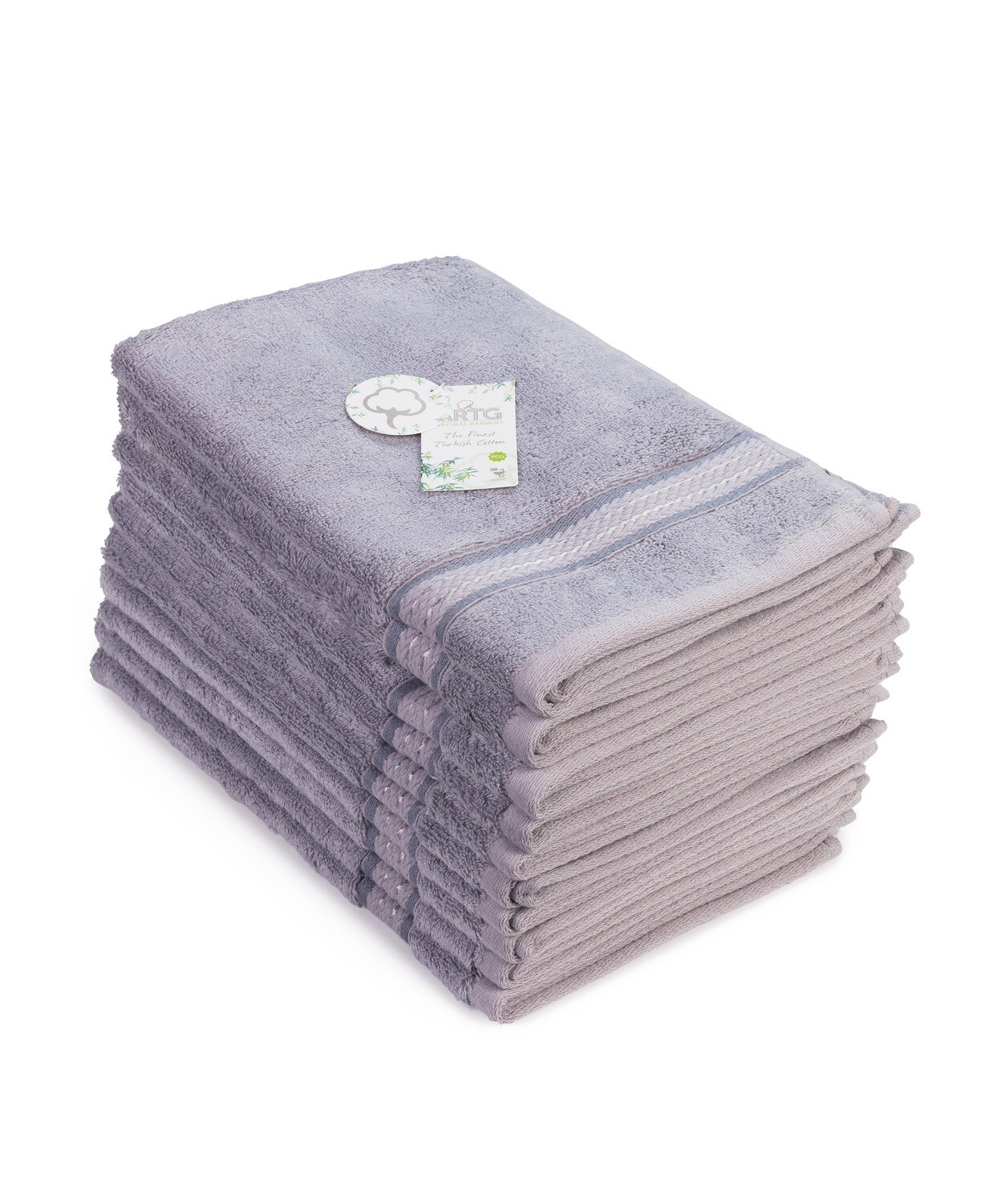 AR405 Natural Bamboo Gastendoekjes - 40 x 60 cm - Lichtgrijs - Light Grey