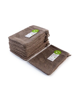 AR501 Washandje Biologisch Katoen - Walnoot Bruin - Walnut