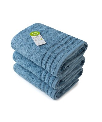 AR503 Handdoek Biologisch Katoen - Blauw - Blue