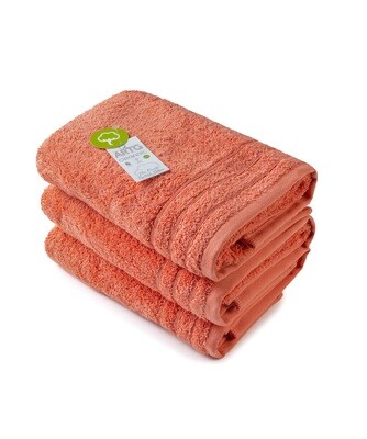 AR503 Handdoek Biologisch Katoen - Koraalrood - Rose
