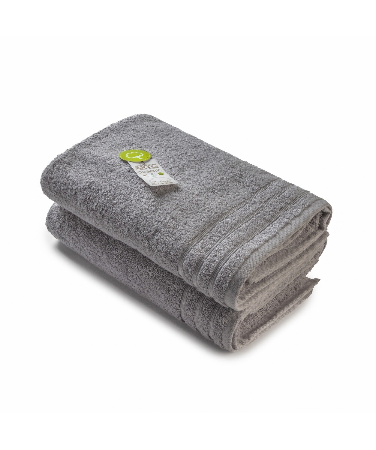 AR504 Badhanddoek Biologisch Katoen - Grijs - Grey