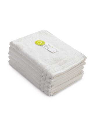 AR505 Gastenhanddoek Biologisch Katoen - Wit - White