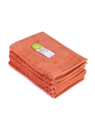 AR505 Gastenhanddoek Biologisch Katoen - Koraalrood - Rose
