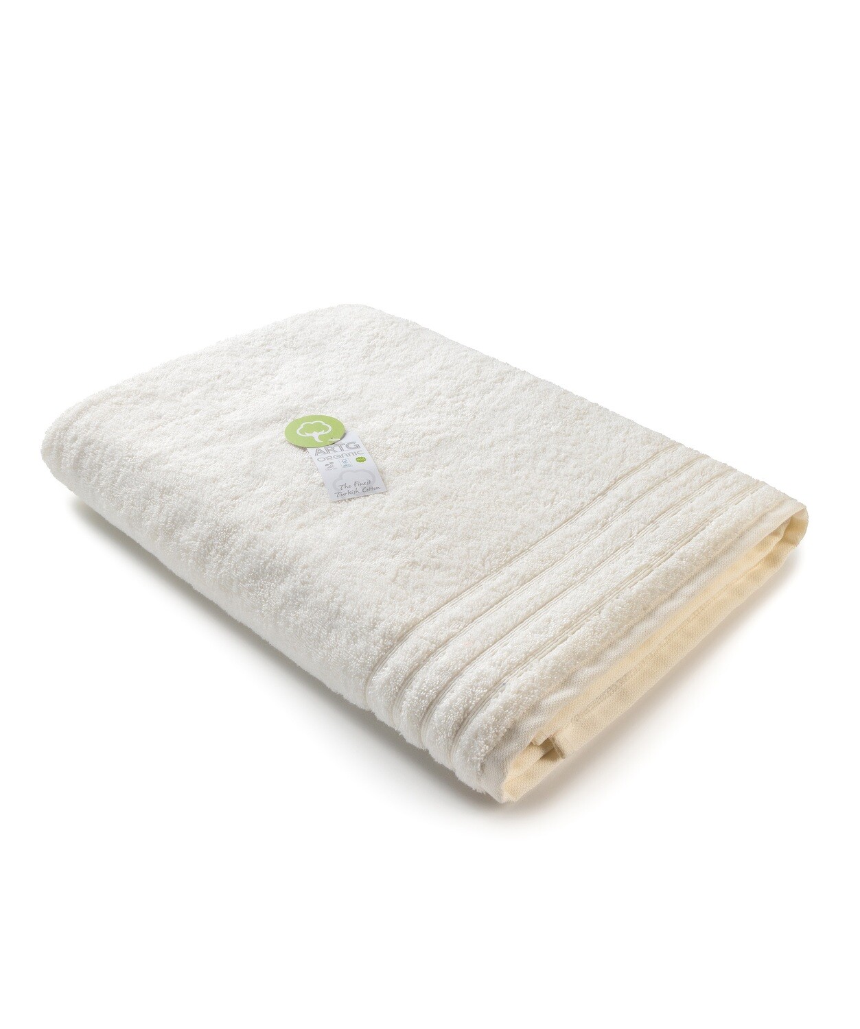 AR506 Strandhanddoek Biologisch Katoen - Wit - White
