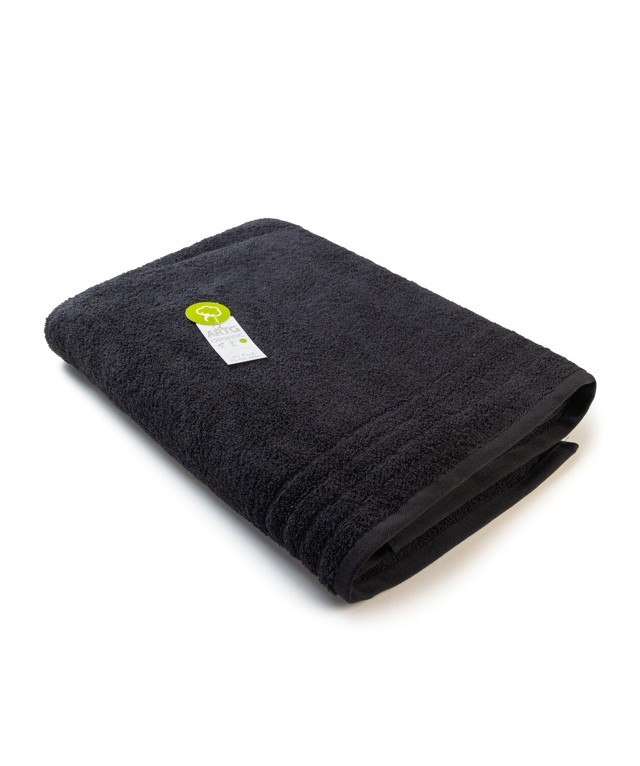 AR506 Strandhanddoek Biologisch Katoen - Zwart - Black