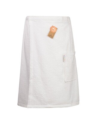 AR042 Sauna Kilt Badstof - Wit - White - 150 cm