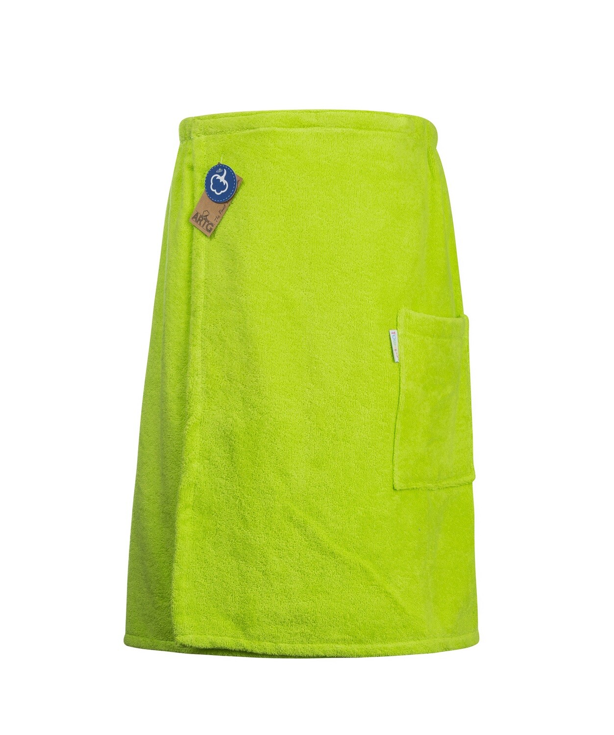 AR042 Sauna Kilt Badstof - Helder Groen - Lime Green - 150 cm