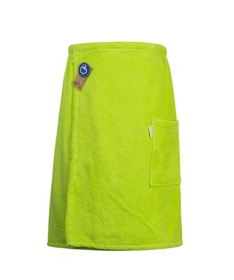 AR042 Sauna Kilt Badstof - Helder Groen - Lime Green - 150 cm