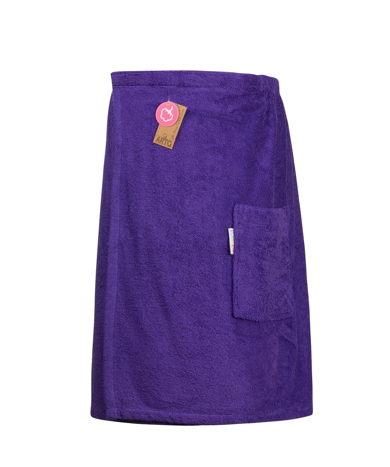 AR042 Sauna Kilt Badstof - Paars - Purple - 150 cm