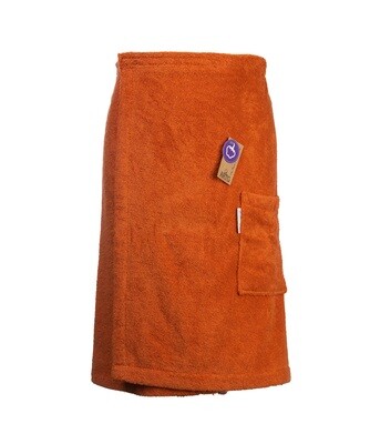 AR042 Sauna Kilt Badstof - Aardebruin - Terra - 150 cm