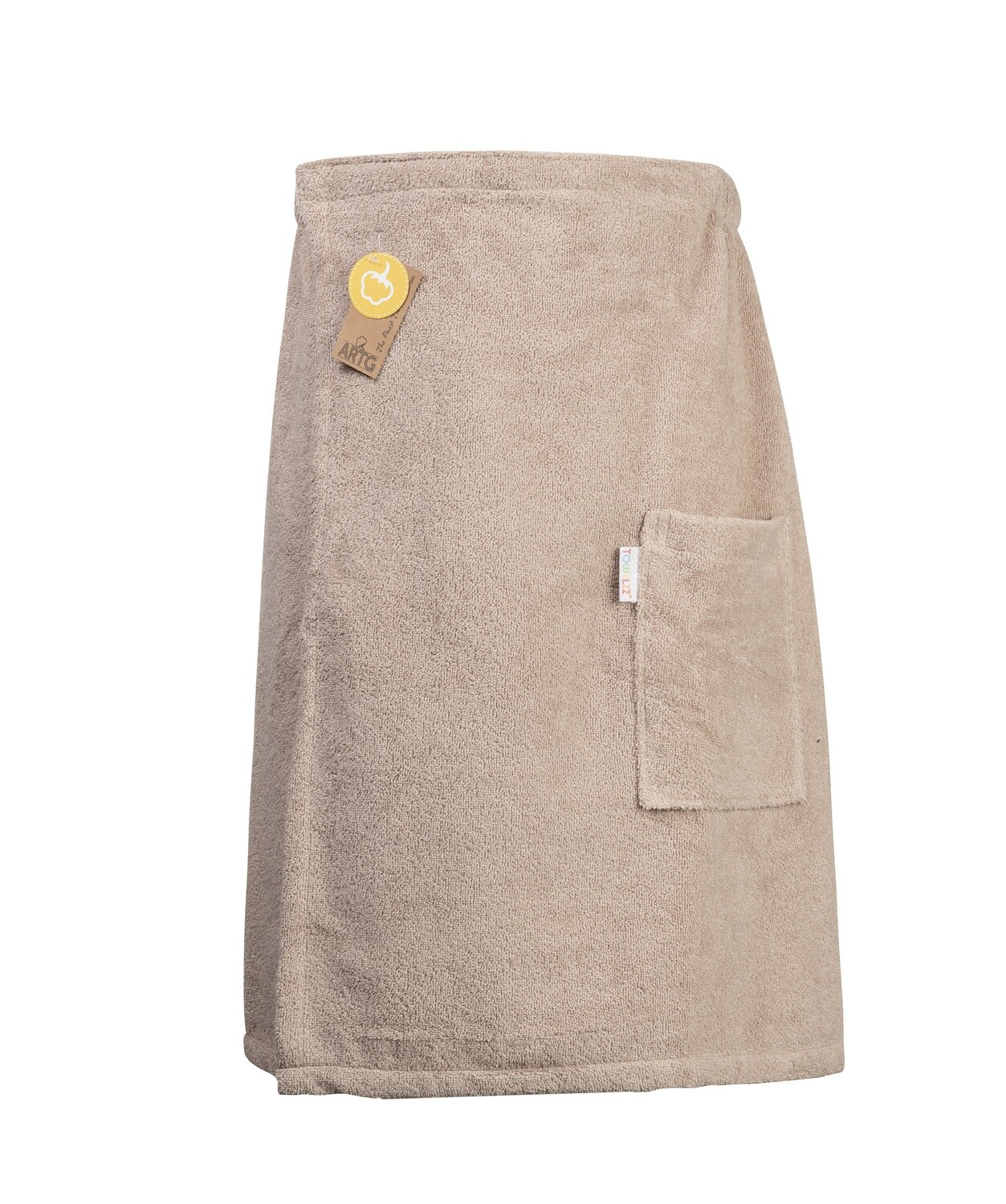 AR042 Sauna Kilt Badstof - Beige - Sand - 150 cm