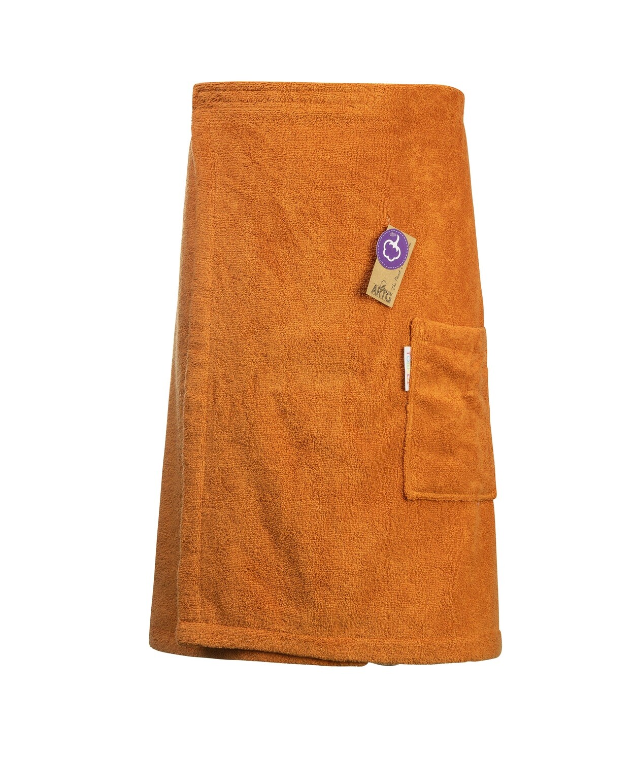 AR042 Sauna Kilt Badstof - Kaneelbruin - Cinnamon - 150 cm