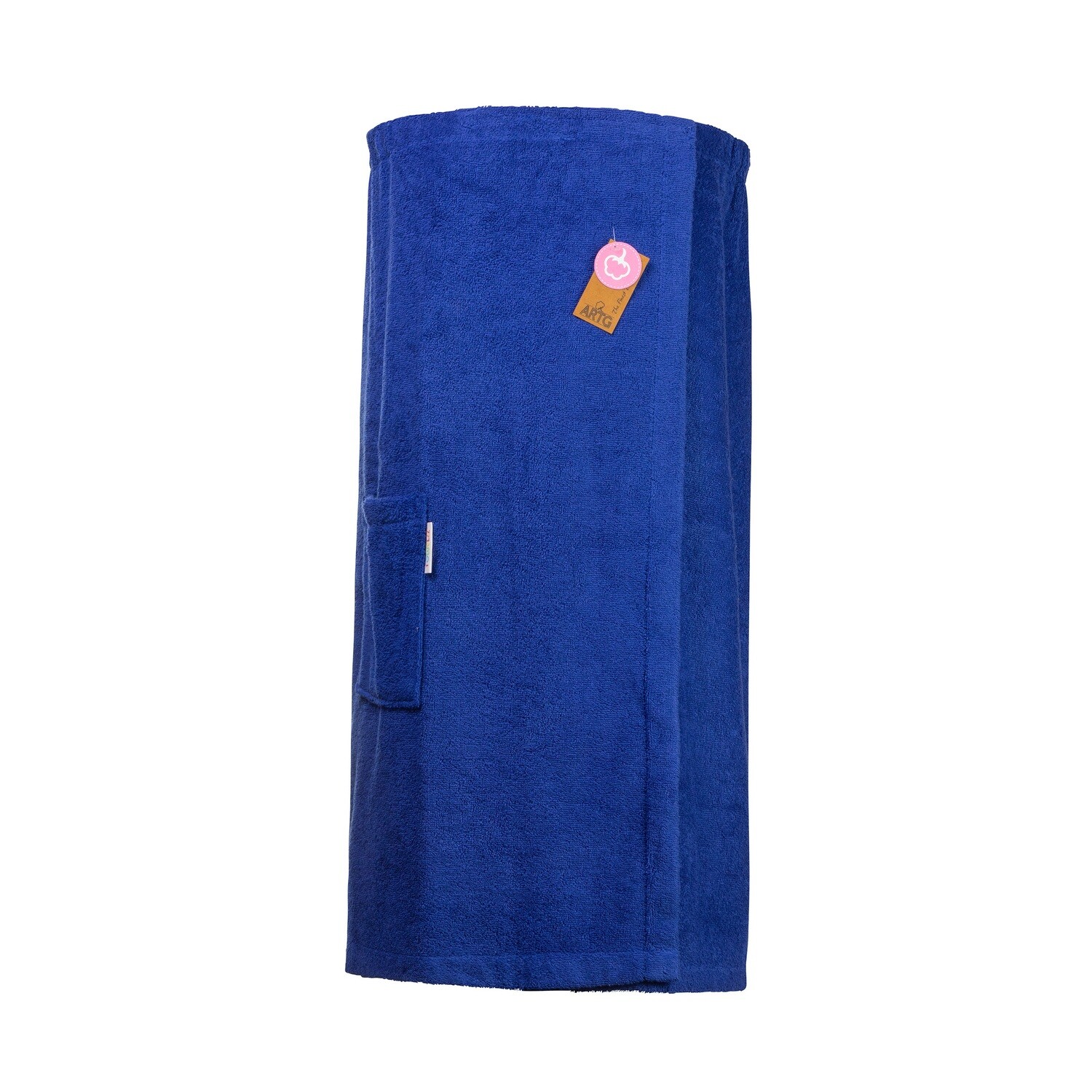 AR043 Sauna Kilt Dames - Badstof - Koningsblauw - True Blue - 150 cm