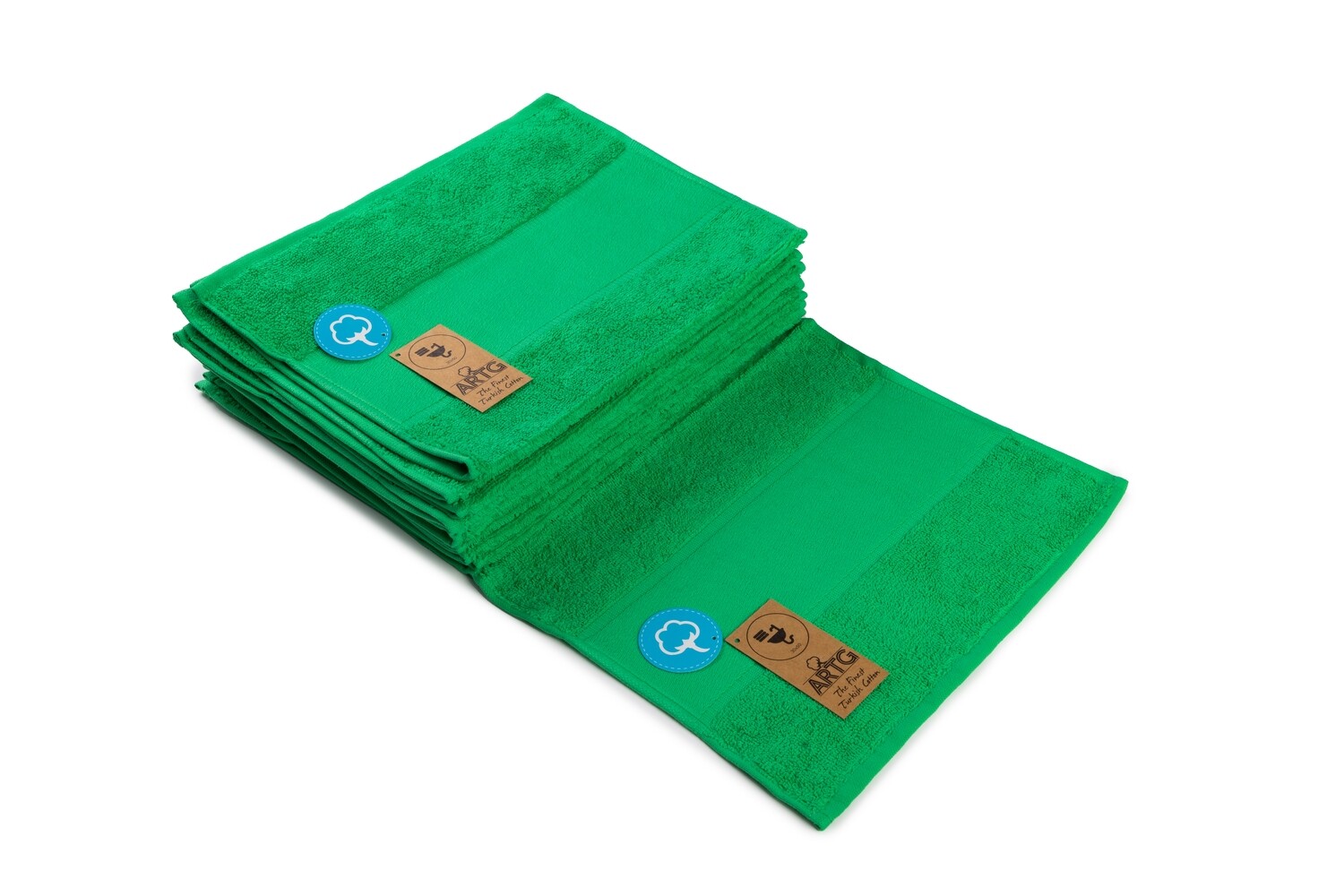 AR074 PRINT-Me - Gastenhanddoek - Gras Groen - Irish Green