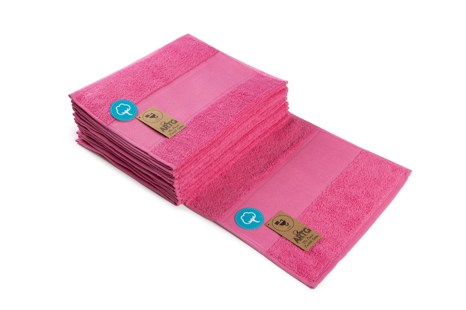 AR074 PRINT-Me - Gastenhanddoek - Rose - Pink