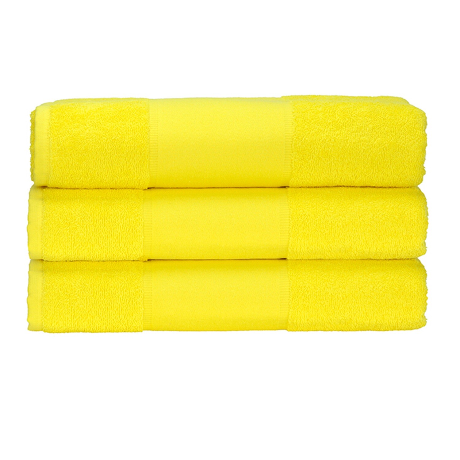 AR070 PRINT-Me - Handdoek - Geel - Bright Yellow