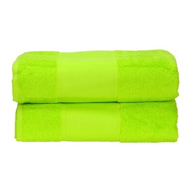 AR071 PRINT-Me - Badhanddoek - Helder Groen - Lime Green