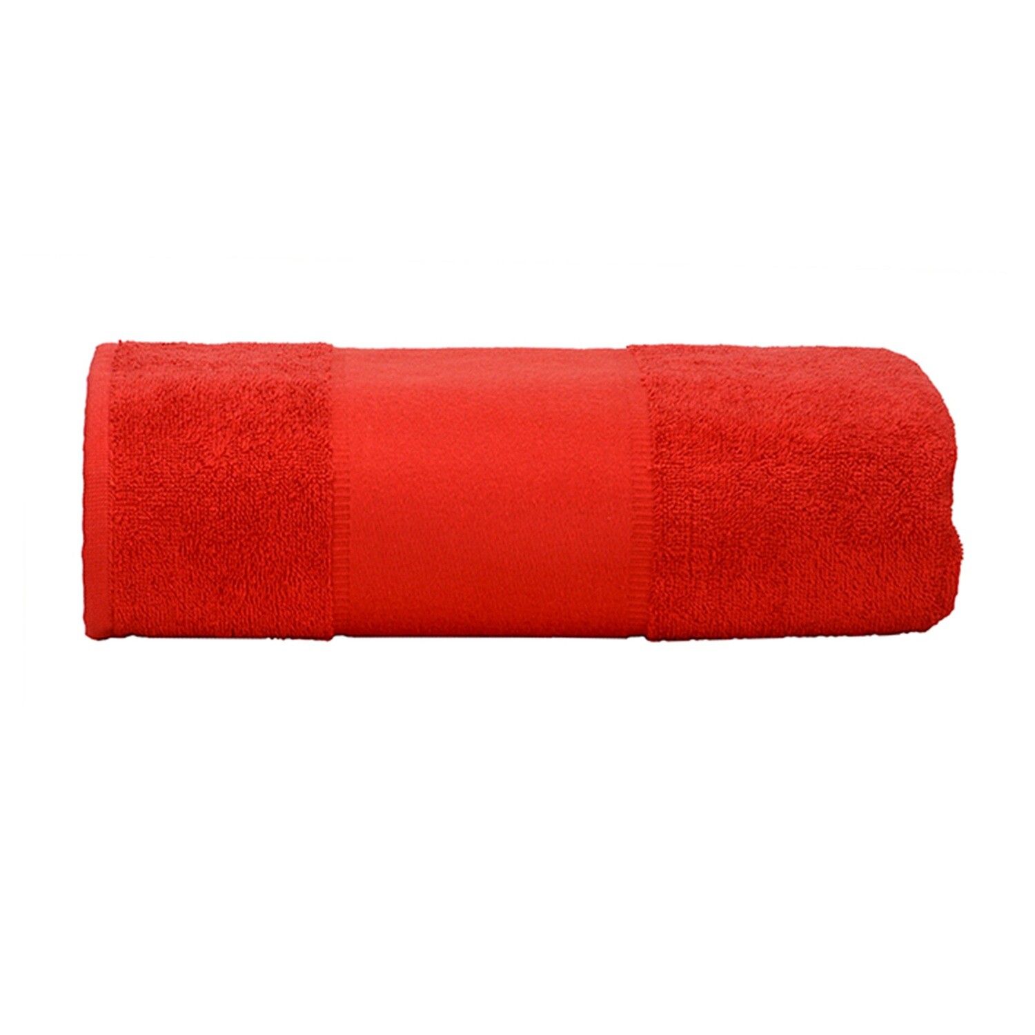 AR077 PRINT-Me - Strandhanddoek - Vuurrood - Fire Red