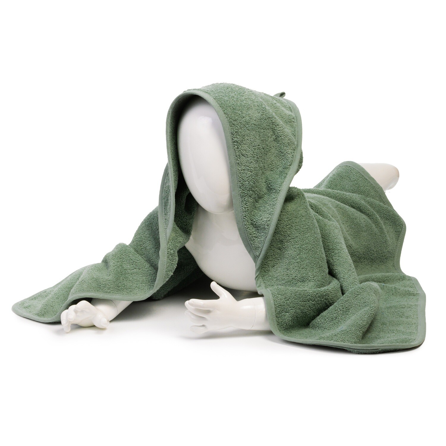 ARB032 Babycape - 75 x 75 cm - Oud Groen - Old Green -