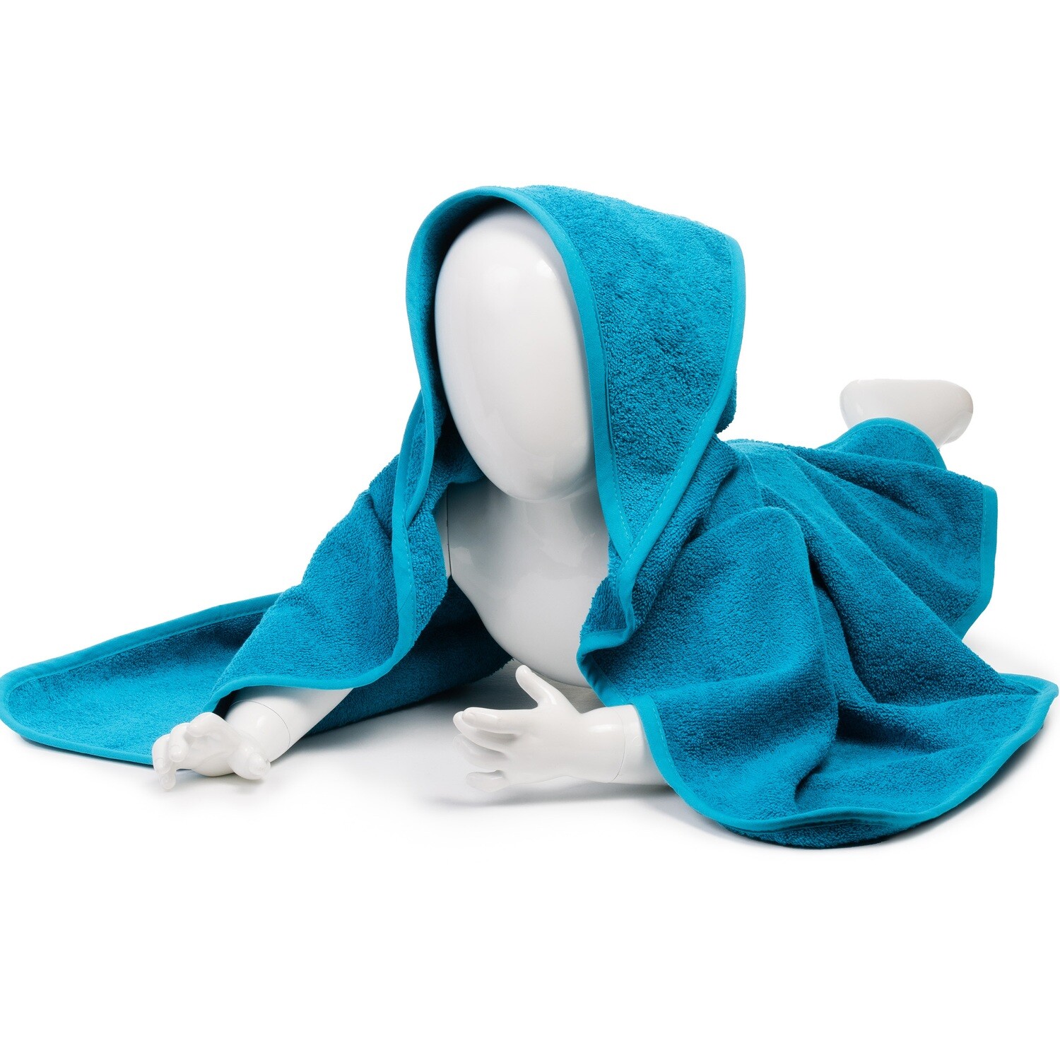 ARB032 Babycape - 75 x 75 cm - Petrol Blauw - Deep Blue