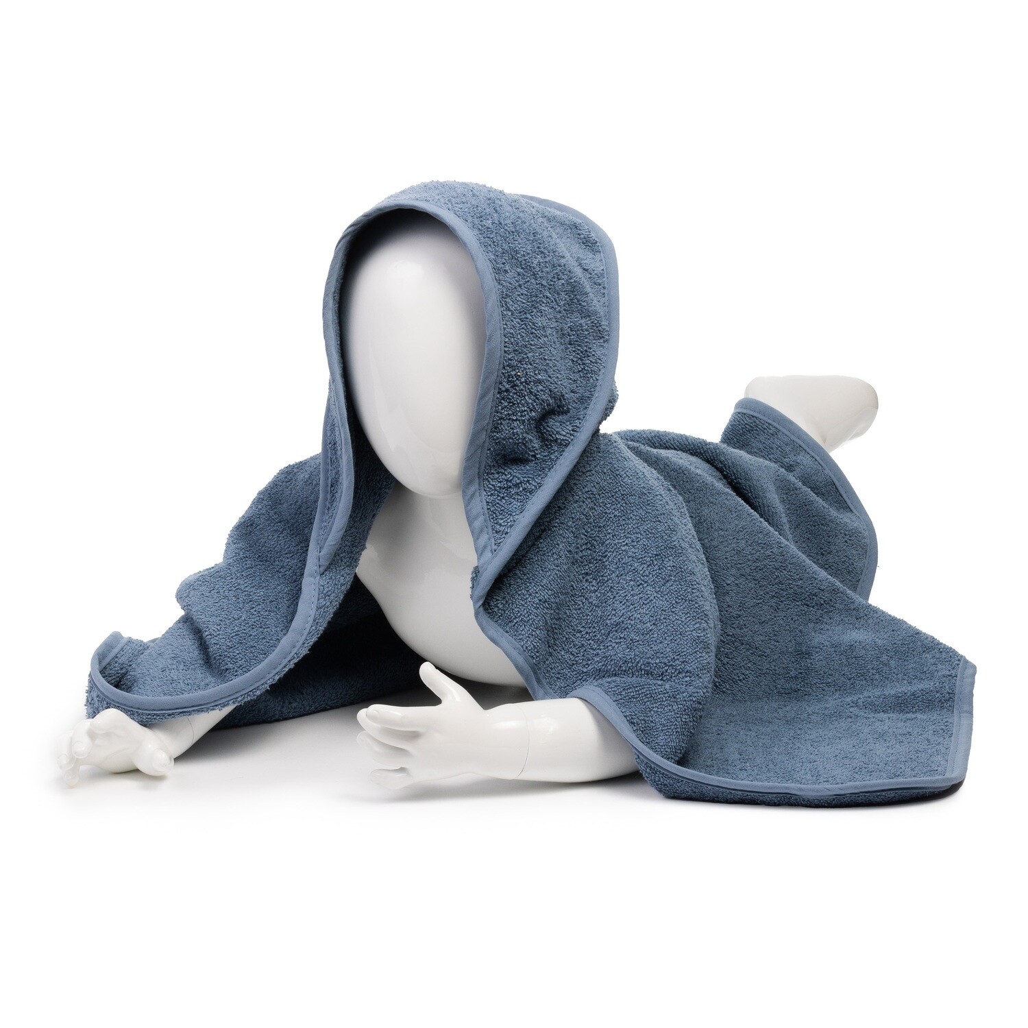 ARB032 Babycape - 75 x 75 cm - Spijkerstofblauw - Jeans Blue
