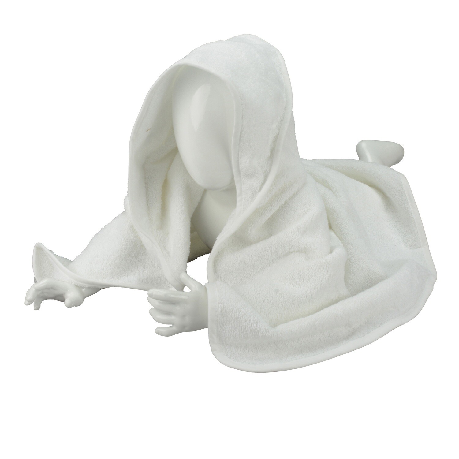 ARB032 Babycape - 75 x 75 cm - Wit - White