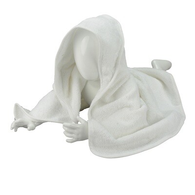 ARB032 Babycape - 75 x 75 cm - Wit - White
