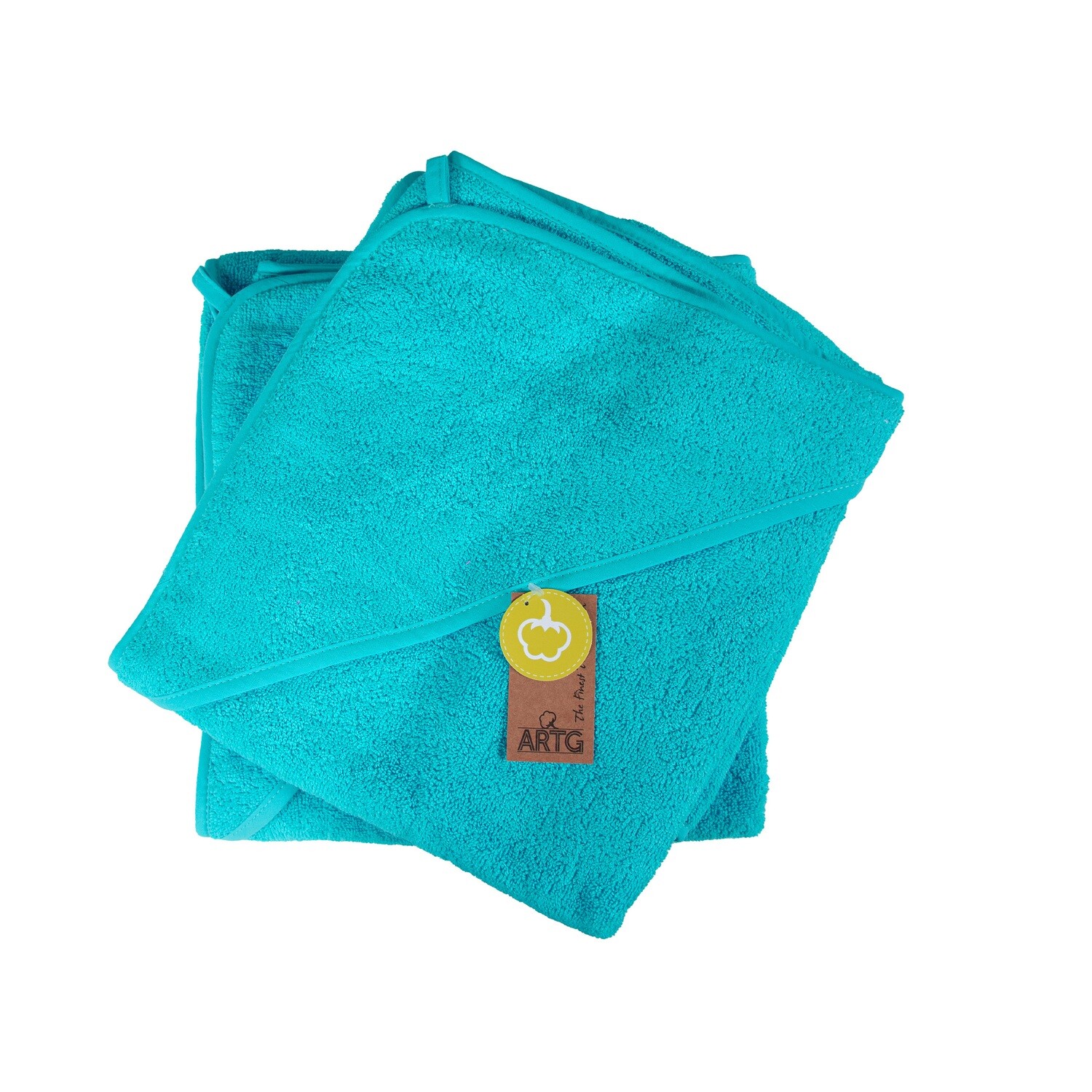 ARB031 Peutercape - 100 x 100 cm - Zeeblauw - Aqua Blue