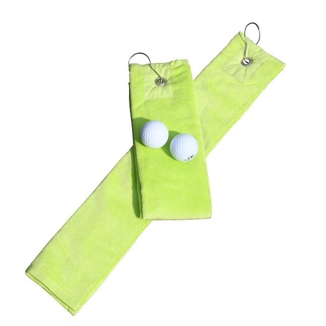 AR014 Golf towels with hook - Bright Green - Lime Green