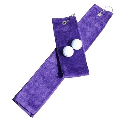 AR014 Golfhanddoekjes met haak - Paars - Purple