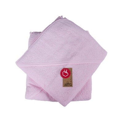 ARB031 Peutercape - 100 x 100 cm - Licht Rose - Light Pink