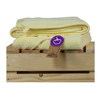 ARB032 Babycape - 75 x 75 cm - Licht Geel - Pastel Yellow