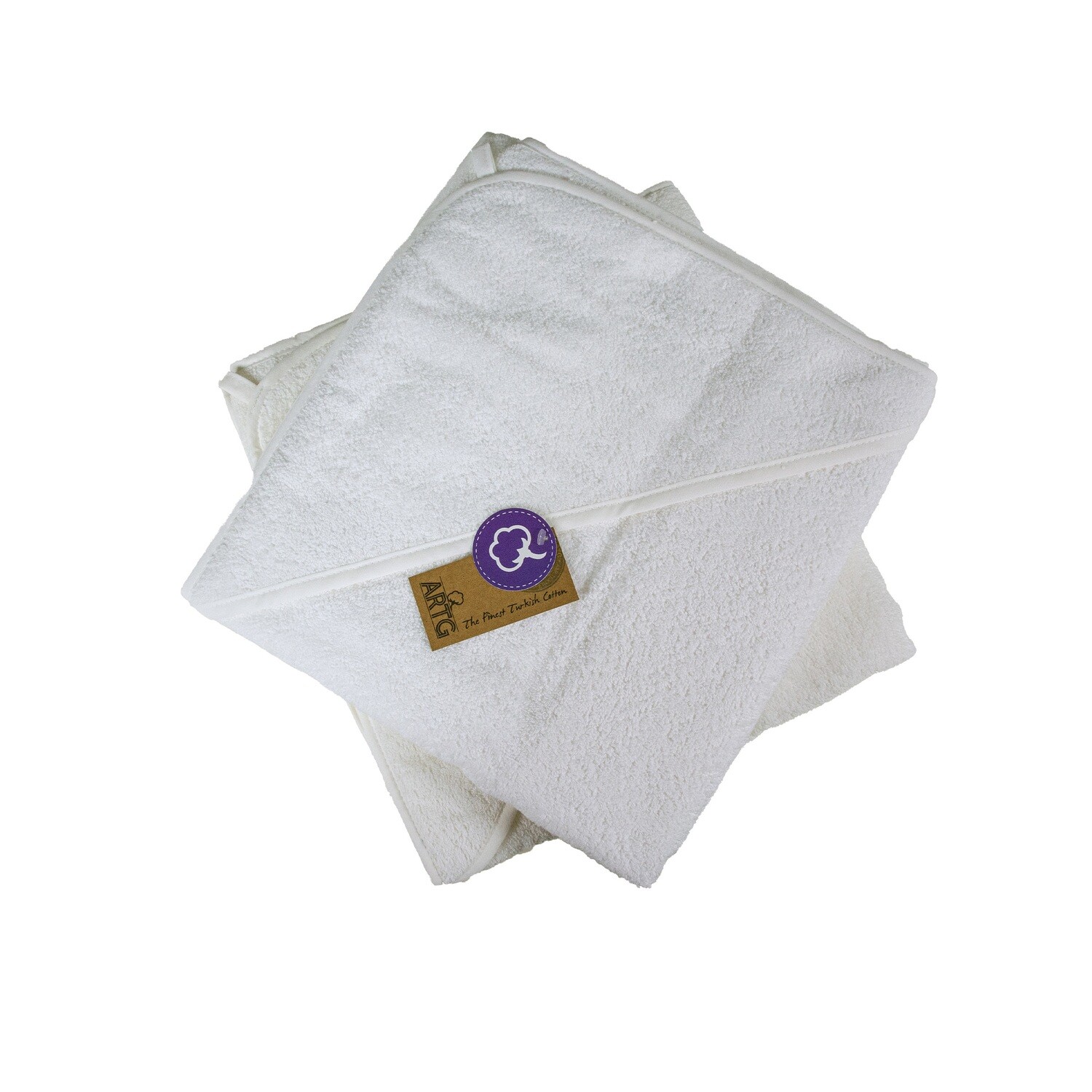 ARB031 Peutercape - 100 x 100 cm - Wit - White