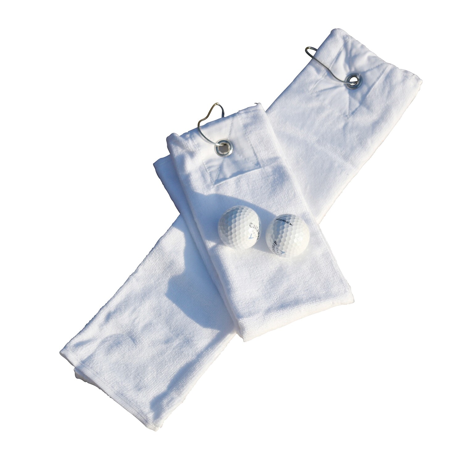 AR014 Golfhanddoekjes met haak - Wit - WHite