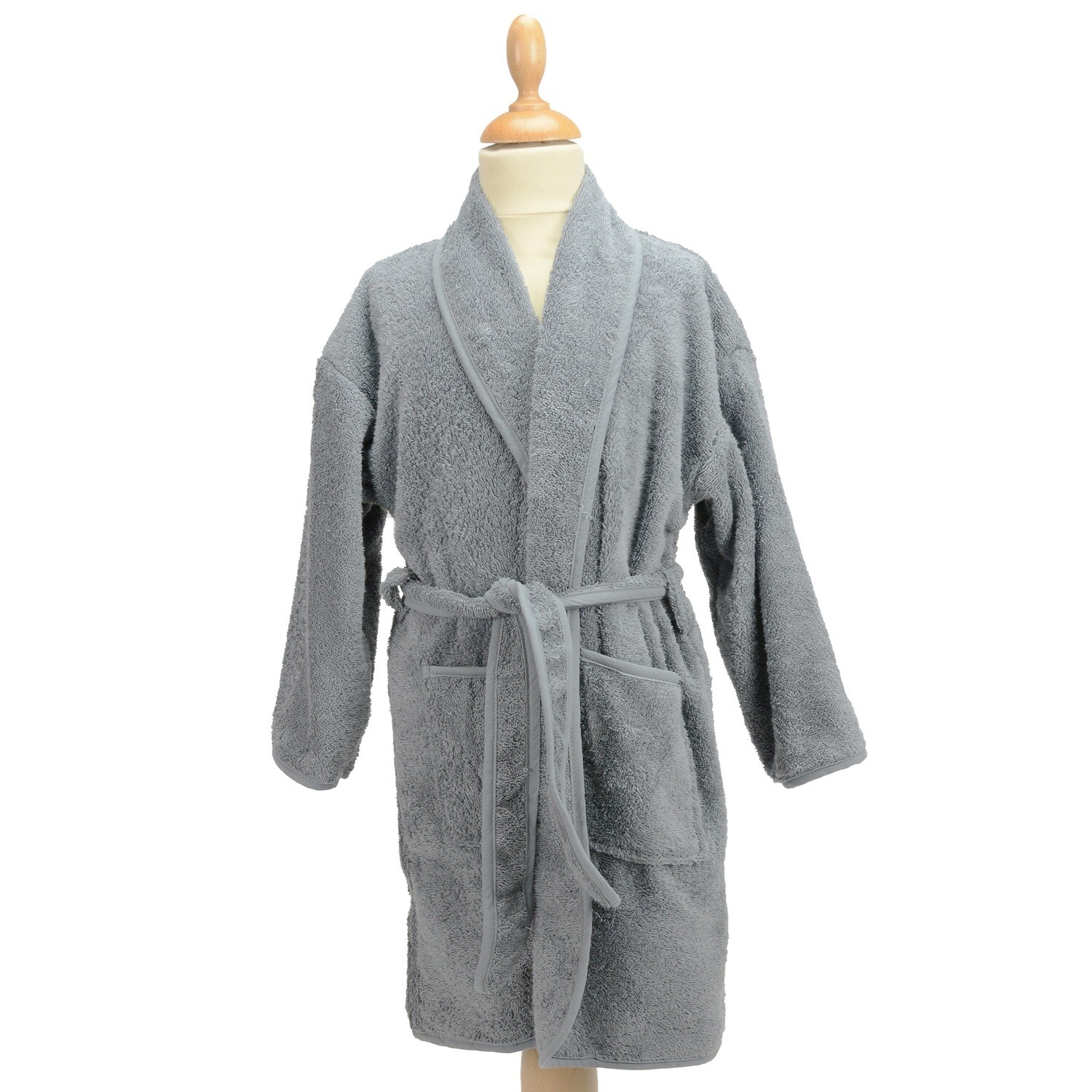 AR024 Boyzz &amp; Girlzz Children&#39;s Bathrobe - Anthracite Grey