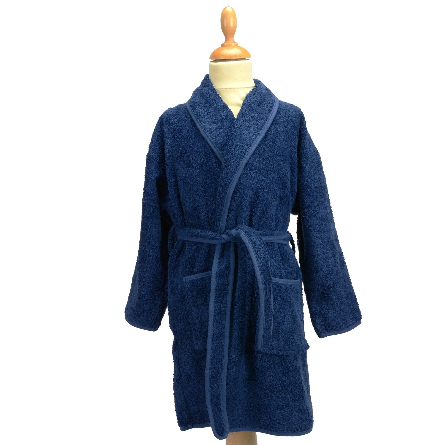 AR024 Boyzz &amp; Girlzz Children&#39;s Bathrobe - French Navy