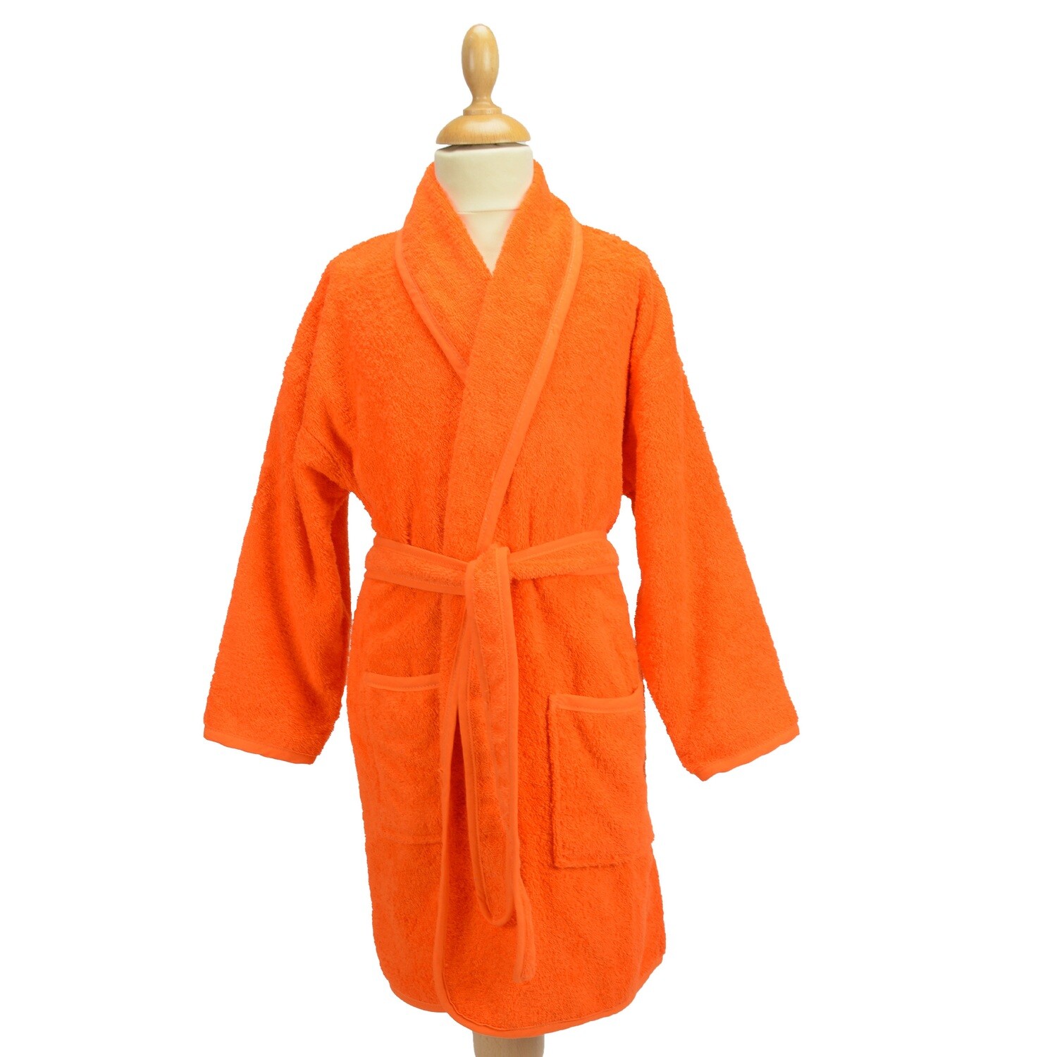 AR024 Boyzz &amp; Girlzz Children&#39;s Bathrobe - Bright Orange