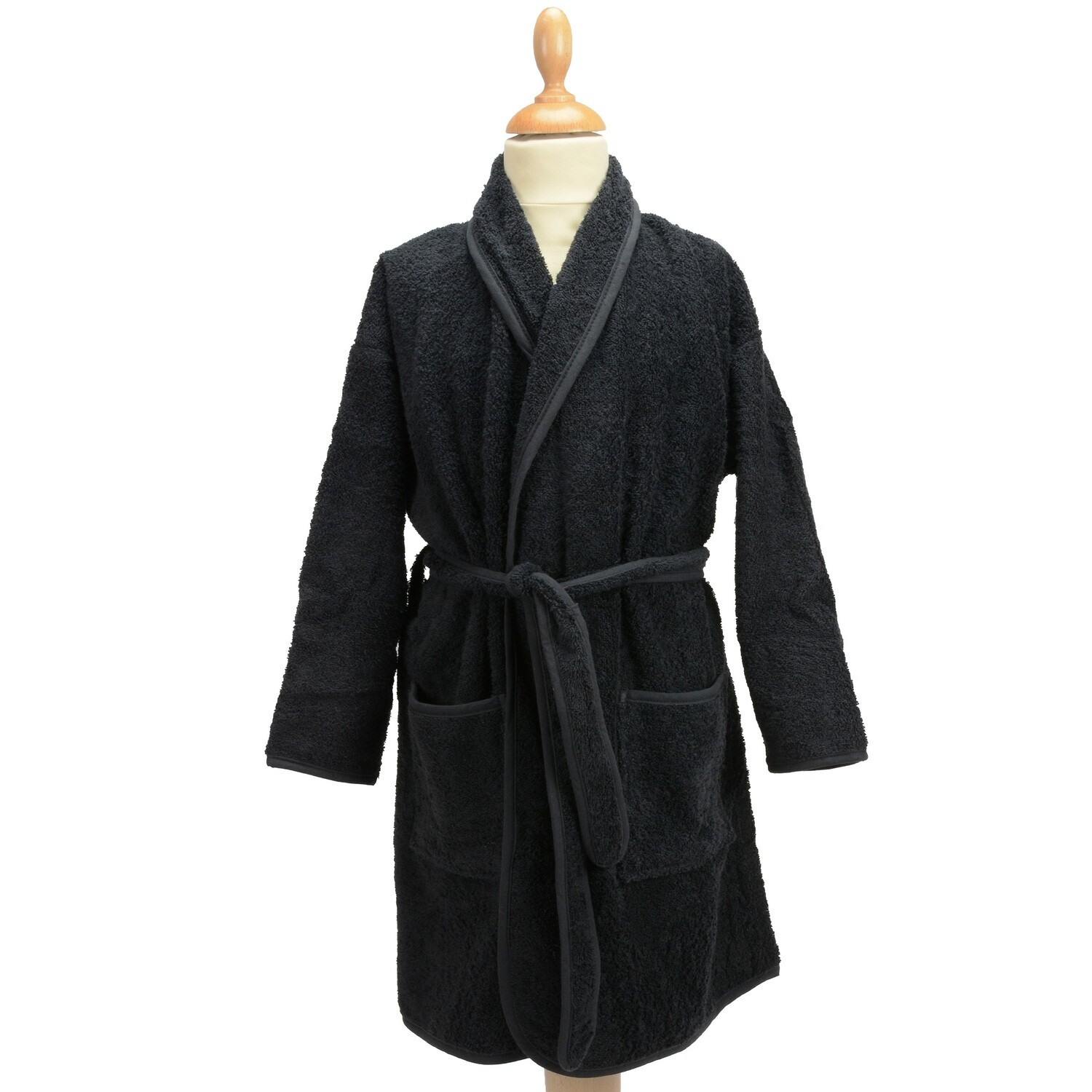 AR024 Boyzz &amp; Girlzz Children&#39;s Bathrobe - Black