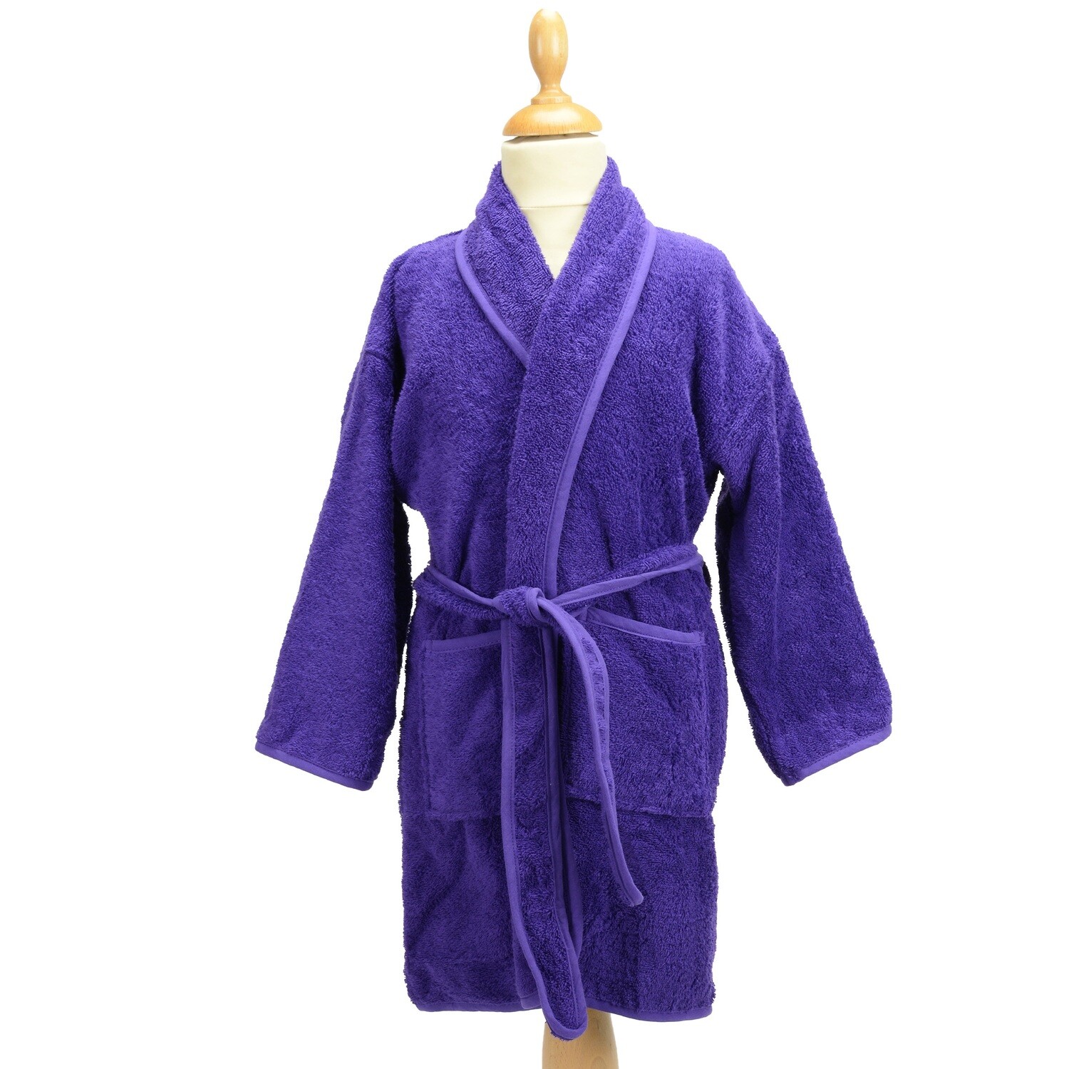AR024 Boyzz &amp; Girlzz Children&#39;s Bathrobe - Purple
