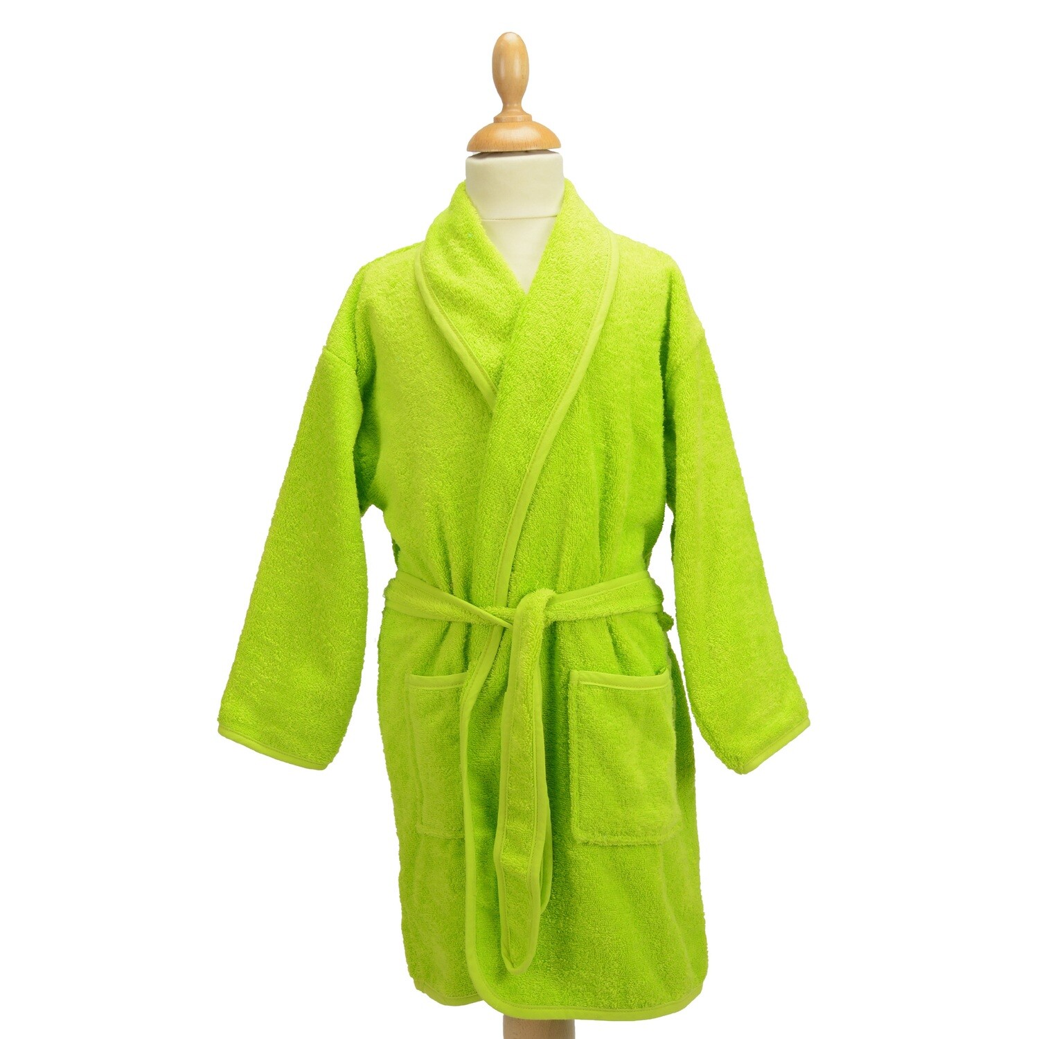 AR024 Boyzz &amp; Girlzz Children&#39;s Bathrobe - Lime Green